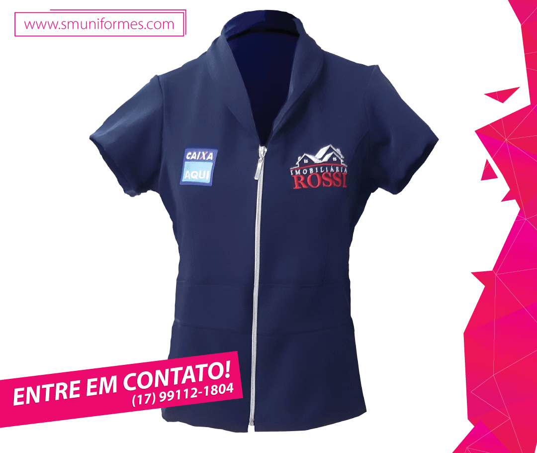 Camisete Feminina Social - SM UNIFORMES RIO PRETO